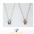 2016 Fashionable 925 Necklace for Women White CZ Necklace N6780